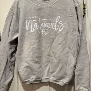 Cheer Nationals Gray Sweatshirt